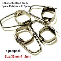Dantų ortodontinė juosta dantų tarpo fiksatorius su spyruokliniu dantų tarpo reguliuojamu odontologo orto medžiaga 1 pack 32 mm
