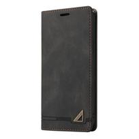 Prabangus Samsung Galaxy A34 5G dėklo dėklas Piniginės odinis dangtelis Samsung A34 5G telefono dėklas, skirtas Galaxy A 34 Flip Coque Samsung A34 5G juoda