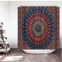 Vonios reikmenys Mandala serijos dušo užuolaidos Bohemian Wind vandeniui atsparios dušo užuolaidos Vonios užuolaidos Vonios užuolaidos 90x180cm36x71inch