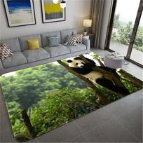 „Wild Panda“ kilimas vaikų kambarys berniukams Minkštas ropojantis kilimėlis 3D gyvūnų kilimas Svetainės įėjimo kilimėlis Grindų kilimas miegamajam 40x120cm