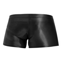Vyriški apatiniai Boxer Kvėpuojantys Besiūliai Permatomi kelnaitės Maudymosi lagaminai Apatinės kelnės XL juoda