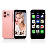 SOYES XS12 Mini 4G išmanusis telefonas Android 10 Dvi SIM kortelės Octa Core 5MP WIFI Bluetooth FM Hotspot GPS 3.0 colių Mažas mobilusis telefonas 3&32GB rožinė
