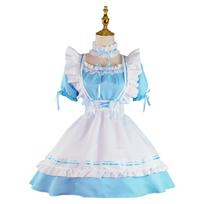 Cosplay Red Wine Sweetheart Tarnaitės suknelė Miela tarnaitės suknelė S dangaus mėlyna spalva