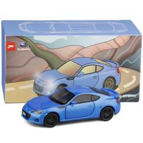 1:32 mastelio Subaru BRZ 2019 modelinis automobilis su garsu ir šviesa, atitraukiamas lydinio metalo liejimo transporto priemonės kolekcija, vaikų dovana 1/32-Size:13.4*5.3*4cm mėlyna