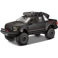 1/32 dydžio žaislinis pikapas berniukams – „Ford F150“ žaisliniai sunkvežimiai, liejami modeliai su garsu ir šviesa, žaisliniai automobiliai, skirti 3 metų ir vyresniems berniukams mergaitėms 1/32-Size:19*9*8cm juoda