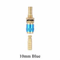 Greitos jungties vandens adapterio dujų patikimos atsarginės dalys 10mm Blue