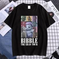 Mielas Bibble The Eras Tour Marškinėliai Vyrams Moterims Estetiški Aukštos Kokybės Marškinėliai Vasariniai Per dideli Trumpomis Rankovėmis Marškinėliai Streetwear 4XL