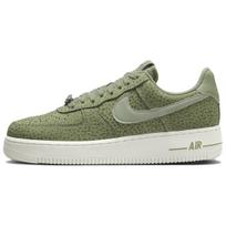Nike  Air Force 1 07 Premium Safari Print Pack - Oil Green Women Sneakers Sesame Light-Bone FV6519-200 37.5