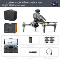 LYZRC originalus V196 Pro Drone 8K HD dvigubos kameros optinio srauto kliūčių išvengimo iš oro fotografija be šepetėlių variklis keturkopteris RC lydinio drono žaislas 4K 1B juoda