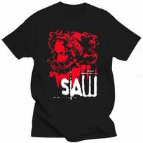 Medvilniniai Marškinėliai Filmas SAW Siaubo Galva Kankinimas T-Shirt Vyrams Moterims Mados Medvilniniai Marškinėliai Vintažiniai Drabužiai Apvalia Kaklo T-shirt Siaubo Harajuku Viršūnės 70286 S