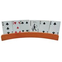 Medinis kortų laikiklis ir stovas Plywood