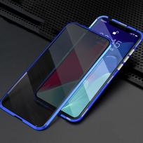 Magnetinis Metalinis Dėklas OPPO Realme 11 Pro Pro+ GT Neo5 GT 2T Dvigubo Šono Stiklo Dangtelis For Realme11 Pro+ mėlyna