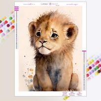 Cartoon Animal Diamond Painting Cute Koala Panda Rhino Fox Lion Cross Stitch Kits Full Diamond Embroidery Mosaic Home Decor Gift Round 20x30cm