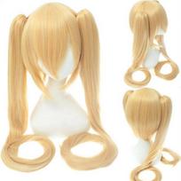 28 spalvų Miku Cosplay perukas Ilgi karščiui atsparūs sintetiniai plaukai Segtukai Ponytails Perukai + Peruko kepuraitė One Size