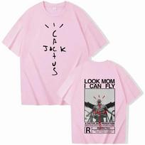 Harajuku Travis Look Marškinėliai Unisex Scott Marškinėliai Unisex O-kaklo Viršūnės Trumpomis Rankovėmis Marškinėliai S