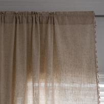 Audinio Papa Blackout Linas Bambukas Durų Užuolaidos - Garso izoliacinės, Vienspalvės Miegamajam ir Svetainei 150*60cm (180g) gray