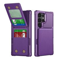 Telefono dėklas su kortelių laikikliu Samsung Galaxy S25 S23 S21 FE S24 S22 S20 Plus Note 20 Ultra A55 A35 A15 A54 A34 A05 A05S dangtelis For Galaxy S25 Ultra