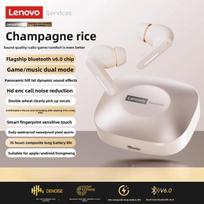 Originalios belaidės ausinės Lenovo LE209 su patobulintu Bluetooth 6.0, triukšmo slopinimu, sportui, 30 val. ilga baterijos veikimo trukmė, laisvų rankų įranga su mikrofonu NAUJOS auksas