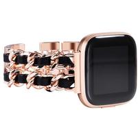 Elegantiška apyrankė Fitbit Versa 4 3 Sense 2 išmaniajam laikrodžiui, dirželis Fitbit Versa 2 Lite laikrodžiui, apyrankė, grandinėlė for versa