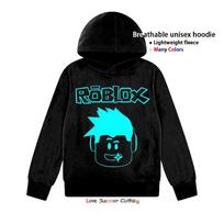 Unisex sportinis kostiumas vaikams su Roblox HD spauda, poliesterio sportinės kelnės, naujas 2025 m. rudens derinys, berniukų džemperis su joggeriais, kasdieniam dėvėjimui, daug spalvų, laisvalaikio 140
