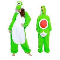 Kigurumi Moteriški Vienos dalies kostiumai Helovino Cosplay Kostiumui Vilnonis Kalėdinis Aprangas Viso kūno Pižama Miego drabužiai Animacinis Jumpsuitas Naujųjų metų Vienos dalies kostiumas M