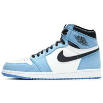 Air Jordan 1 Retro High OG University Blue Unisex Kedai Balti Juodi 555088-134 42