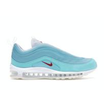 Nike Air Max 97 On Air: Šanchajaus Kaleidoskopas Unisex sportbačiai Mėlyni Ledo Mėlynumo Raudoni-Balti CI1508-400 38.5