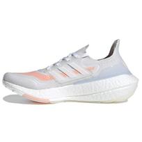 adidas UltraBoost 21 White Glow Pink Moteriški sportbačiai Crystal-White Cloud-White FY0396 36⅔