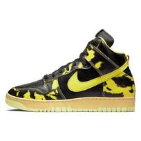 Nike Dunk High 1985 Geltoni Rūgštinio Plovimo Unisex Kedai Juodi Varsity-Maize DD9404-001 36.5