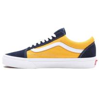 Vans Old Skool Classic Sport - Tamsiai mėlyni Saffron Unisex Kedai Geltoni VN0A3WKT4PL 35