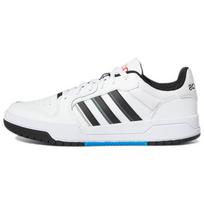Adidas Entrap sportbačiai, balti ir juodi, unisex, su debesų baltumo bei ryškiai raudona spalva 35⅔