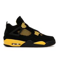 „Air Jordan 4 Retro Thunder 2023“ unisex sportbačiai, juodi turo – geltoni DH6927-017 44