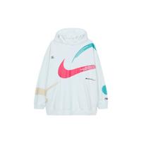 Nike Triušio Metų CNY Serijos Sportiniai Drabužiai Oversized Megztas Gobtuvėlis Moteriški Viršutiniai Drabužiai Baltas FD4798-121 L