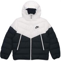 Nike Nsw Pūkinė striukė su gobtuvu ir užtrauktuku vyriška Viršutinis drabužis Juoda CU0226-101 S