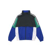 Adidas Originals Trefoil Colorblock Retro Windbreaker Jacket V1 Men Jacket Blue Black EC7329 S
