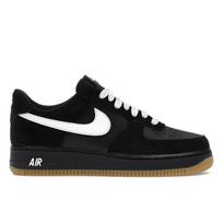 Nike Air Force 1 07 LV8 Juodi su guminiu padu Vyriški kedai Balti su guminiu padu-Šviesiai rudi IB6388-001 42.5