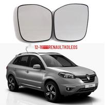 Renault Koleos 2008-2016 Šildomo galinio vaizdo veidrodžio stiklo keitimas Right Heated [08-11]