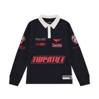Jordan Flight Deloris T-Shirt Air Series 23 Essential Series Fashion Simple Pullover Long Sleeve Kids Tops Black IB8350-010 S