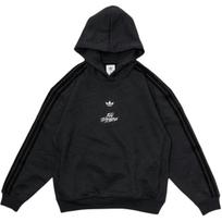 Adidas Originals X 100 Thieves Bendradarbiavimas SS25 Laisvalaikio Patogus Puloveris su Gobtuvu Unisex gobtuvai Juoda JM3258 S