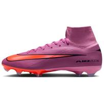Nike Zoom Mercurial Superfly 10 Pro FG HF9433-600 futbolo bateliai, mėlyni, flamingo ir tamsiai raudoni. 45.5