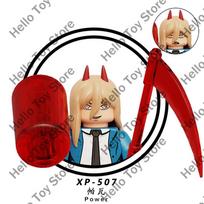 Klasikiniai Anime grandininio pjūklo žmogaus kaladėlės Mini veiksmo figūrėlės Denji Pochita statybinės kaladėlės Lėlės Grandininio pjūklo demono modelis Vaikams žaislai Dovanos