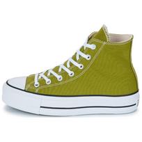 Converse Lift Platform Patogūs universalūs vidutinio aukščio drobės sportbačiai Moteriški sportbačiai Žali A08286C 36.5
