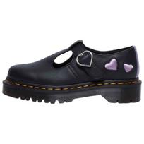 Dr. Martens odiniai madingi universalūs storapadžiai Mary Jane moteriški bateliai, juodi 32141150 38