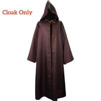 Obi Wan Kenobi Vyriškas Kostiumas Chalatas Suaugusiam Vyrui Džedajaus Riterio Tunikos Kostiumas Su Gaubtu Uniforma Pilnas Komplektas Helovino Cosplay Apsiaustas as the picture-XL