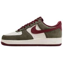 Nike Air Force 1 Low '07 LV8 Cargo Khaki Pale Ivory Dark Team Red Sneakers FQ8714-302 42