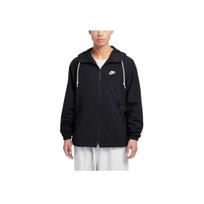 Nike Club Audiniu Užtrauktuku Komfortiška Kvėpuojanti Striukė Vyriškos Striukės Juoda Balta FB7398-010 L black