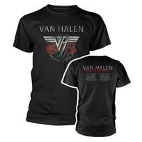 Van Halen Marškinėliai 1984 M. Turo Grupės Nauji Juodi Oficialūs 3XL