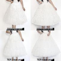60CM Minkštas Tiulis Vidutinio Ilgio Šiek tiek Pūstas Pasijonis Lolita Sijonams 60CM Two-layer Tulle One Size