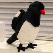 Imitacinis šarka lėlė pliušinis žaislas paukščio lėlė namų svetainės ornamentas berniuko raminanti lėlė 22cm（0.08kg）