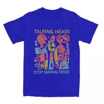 Talking Heads Stop Making Sense Stiliaus Marškinėliai roko grupės Laisvalaikio Medvilniniai vasaros medvilniniai Vyriški Moteriški viršus marškinėliai Trumpomis rankovėmis Streetwear S